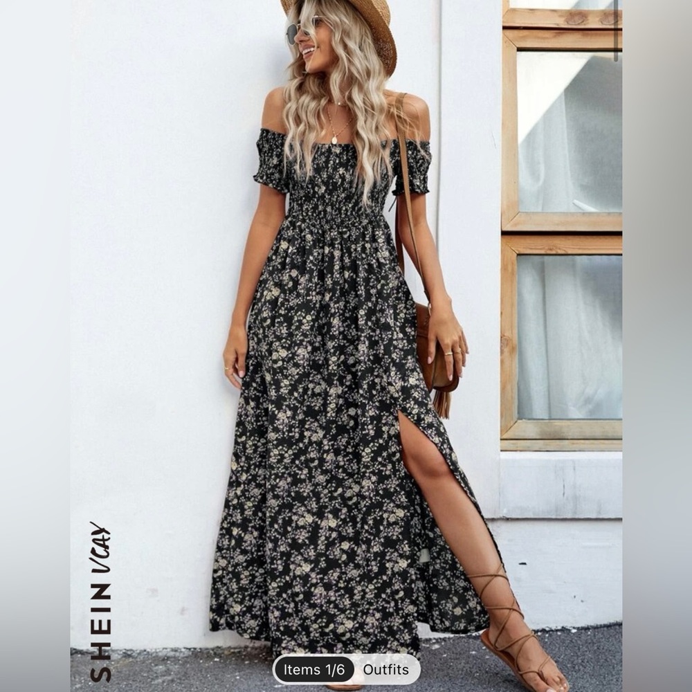 Cuuute floral maxi dress